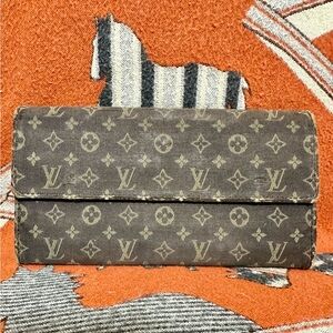 LOUIS VUITTON ❤️🌟TH1097 MINI LIN WALLET⭐️